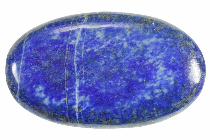 Polished Lapis Lazuli Palm Stone - Pakistan #352526